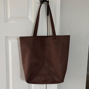 H&M brown suede handbag NWT